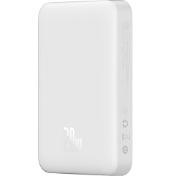 Внешний АКБ BASEUS магнитный power bank PPCX030002 белый
