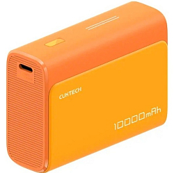 Внешний АКБ Cuktech ZMI (10000 мАч)3A QC 3.0 (1USB+1Type-C (PB100) оранжевый