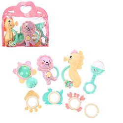 Набор погремушек «Крошка Я в сумке», 7 шт., виды СЮРПРИЗ