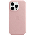 Задняя накладка LEATHER CASE для iPhone 16 PRO Розовый (с АНИМАЦИЕЙ)