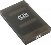 Внешний корпус 2.5" SATAIII HDD/SSD AgeStar 3UBCP1-6G (BLACK) USB 3.0, пластик, черный, безвинтовая конструкция