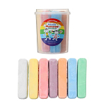 Мелки цветные для асфальта 7 штук «Фантазия», брусок 3344609