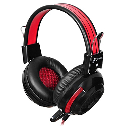Наушники OKLICK HS-G300 черный/красный