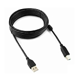 Кабель USB для принтера AM-BM  4.5м GEMBIRD/CABLEXP CCF2-USB2-AMBM-15 USB 2.0 Pro, 2феррит.кольца, черный, пакет