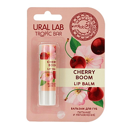 Бальзам для губ, 3,5 г, аромат вишни, TROPIC BAR by URAL LAB