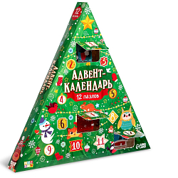 Адвент-календарь на 12 дней, 12 пазлов по 24 детали 7813907