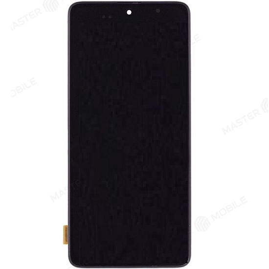Дисплей для Samsung A515F Galaxy A51 (2019) в рамке + тачскрин (черный) 100%