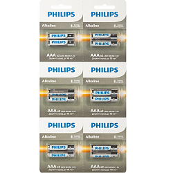 Элемент питания PHILIPS LR03 BL-2*6 отрывной