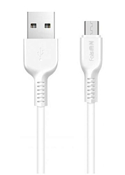 Кабель USB <--> Type-C  1.0м FAISON HX20 белый