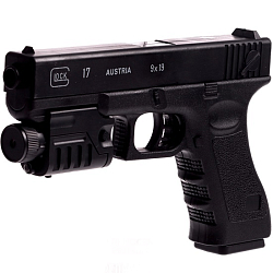 Детское оружие Пистолет «Стрелок», 20 см, с лазером 7530844