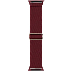 Нейлоновый ремешок HOCO WA04 Fashion для APPLE Watch 42/44/45/49mm, красный, тёмный