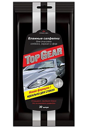 Салфетки влажные "Top Gear" для стекол,зеркал,фар  480382