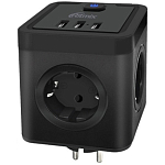 Тройник 4гн. RITMIX RM-043 Black