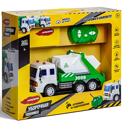 Автомобиль р/у Handers "Уборочная техника: Мусоровоз" (24 см, свет, звук, подвиж. детали)