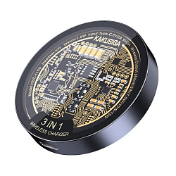 Беспроводное ЗУ Kakusiga KSC-1150 3 в 1 15W 3А черное