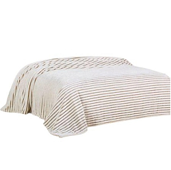 Плед 150*205 велсофт "Мармари" ЭлитаЛюкс, крем