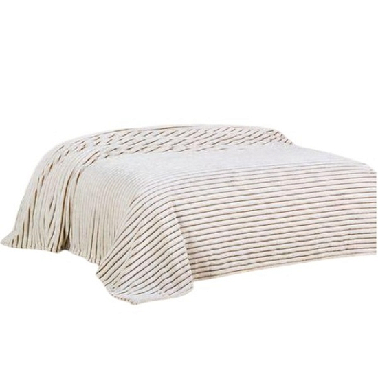 Плед 150*205 велсофт "Мармари" ЭлитаЛюкс, крем