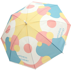 Зонт - трость полуавтоматический «Радужный круг» МИКС 10228302