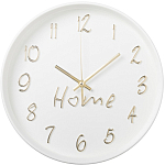 Часы настенные РУБИН  "Home" круг d=30см, корпус белый (3014-001)