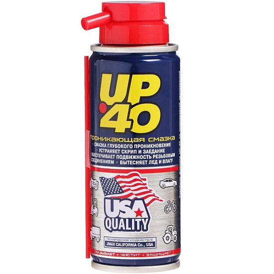 Смазка универсальная UP-40 проникающая, многоцелевая  120 ml.