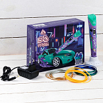 Ручка 3D Luazon Comics, дисплей, работа с пластиком ABS и PLA, пластик в комплекте    9729775