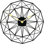 Часы настенные Id Interio, черный матовый 30 см