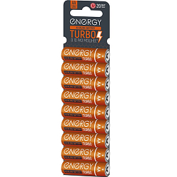 Элемент питания ENERGY LR06 Turbo 10KS (10/100/400)
