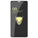 Противоударное стекло NONAME для SAMSUNG Galaxy A31, OG, Anti-Shock, черное, полный клей, в техпаке