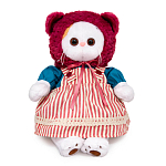 Мягкая игрушка Кошечка Ли-Ли в шапке с ушками и сарафане, 27 см (LK27-117)