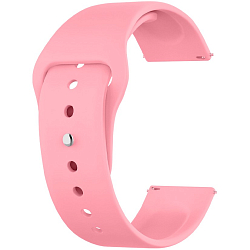 Силиконовый ремешок DEPPA Band Silicone универсальный, 22mm, розовый