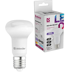 Лампа светодиодная DEFENDER R63 8W/865/E27 рефлектор,холодный дневной