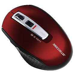 Мышь JETACCESS OM-B92G красная (800/1200/1600dpi, 5 кнопок, USB 2,4G & Bluetooth 4.0)
