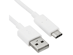 Кабель USB <--> Type-C  1.0м NONAME белый (в техпаке)