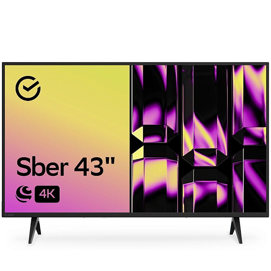 Телевизор Sber SDX-43U4010B, 43"