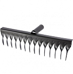 Грабли стальные, 14 витых зубьев, без черенка// Сибртех 61752