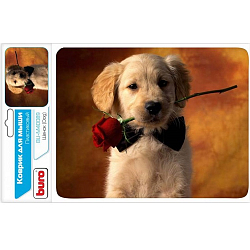 Коврик BURO BU-M40089 рисунок/щенок