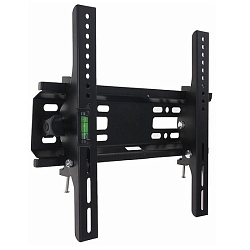 Кронштейн LuazON, для ТВ, наклонный, 15-42", 55 мм от стены, черный