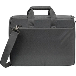Сумка для ноутбука 15.6" Riva 8231 серый полиэстер