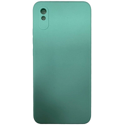 Задняя накладка ZIBELINO Soft Matte для Xiaomi Redmi 9A (мятный) с микрофиброй