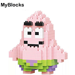 Фигурка-конструктор MyBlocks "Патрик" 7246A (мятая упаковка)