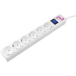 Сетевой фильтр  3.0м POWERCUBE (SPG6-A1) 6розеток, белый