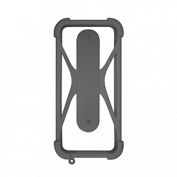Силиконовый чехол OLMIO bumper-case 4.5"-6.5", серый #1