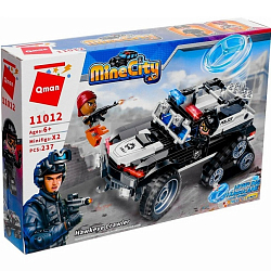 Конструктор QMAN Полиция «Штурмовой вездеход», 2 минифигуры и 237 деталей