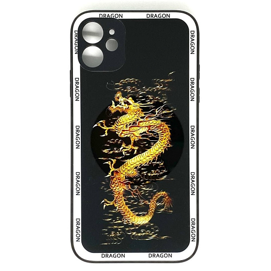 Задняя накладка MOBIS для iPhone 11 с рисунком (микс)