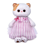 Мягкая игрушка Кошечка Ли-Ли в платье с бабочками, 24 см, (LK24-053)
