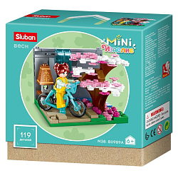 Конструктор SLUBAN Сезон года: Весна в Японии (119 дет.)