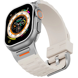 Спортивный ремешок NOMAD для Apple Watch 42/44/45/49mm, бежевый