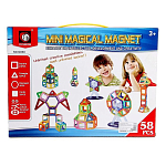 Магнитный конструктор "Мини магический магнит", 58 деталей