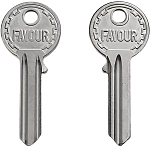 Заготовка ключа U-5D_UL050_UNL5_U5D_UN5D_FAVOUR 1,8мм Китай