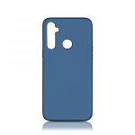 Силиконовый чехол DF для Realme 6i DF rmOriginal-03 (blue) с микрофиброй